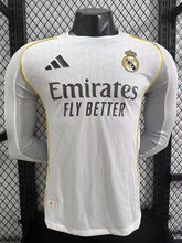 25-26 Real Madrid home long sleeves
